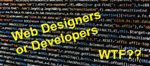 Website Designer or Developer – WTF??