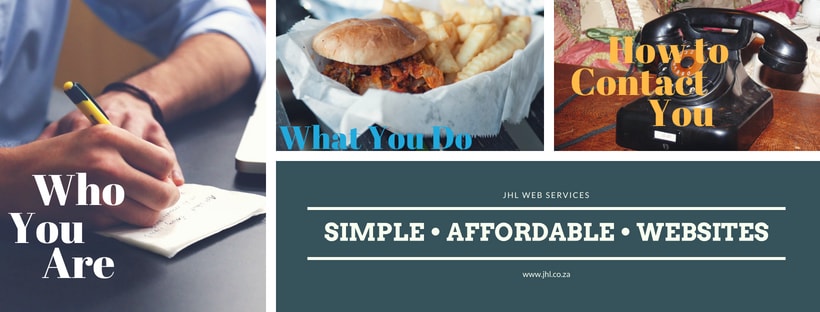 Website Expectations from JHL Web Services
